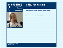 Tablet Screenshot of alergo-imuno.cz